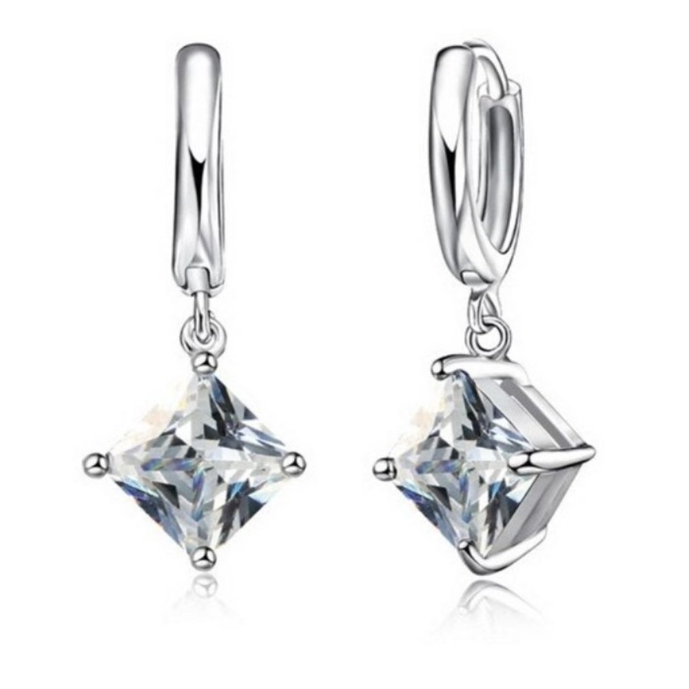 🌟 925 Sterling Silver Luxury Earrings Necklace Bracelet And Ring Adjustable - Picture 12 of 14